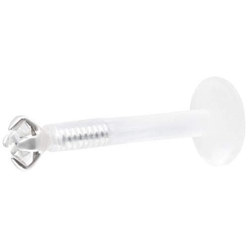 Push-Fit Mini Crystal Labret