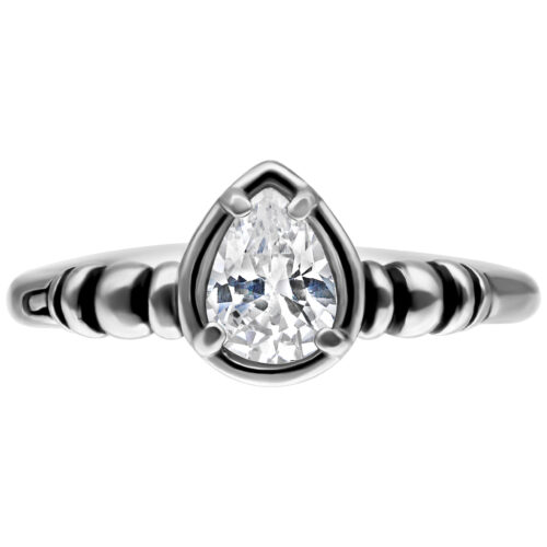 Silver Hinged Teardrop Clicker