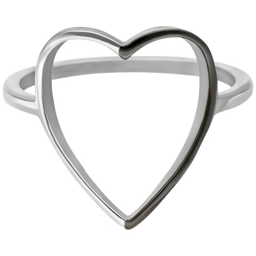 2 Coloured Heart Ring