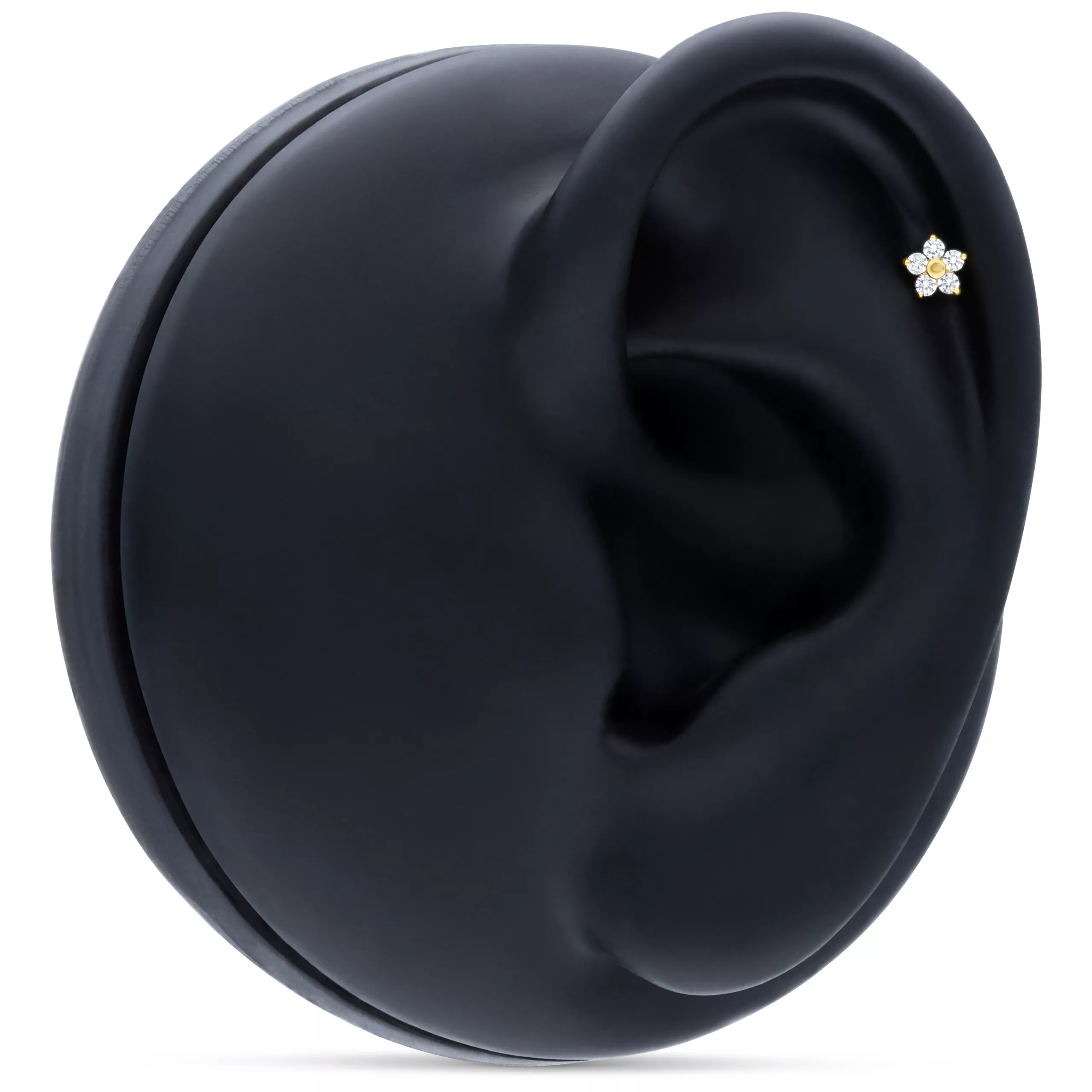 18k Crystal Flower 18k Crystal Flower