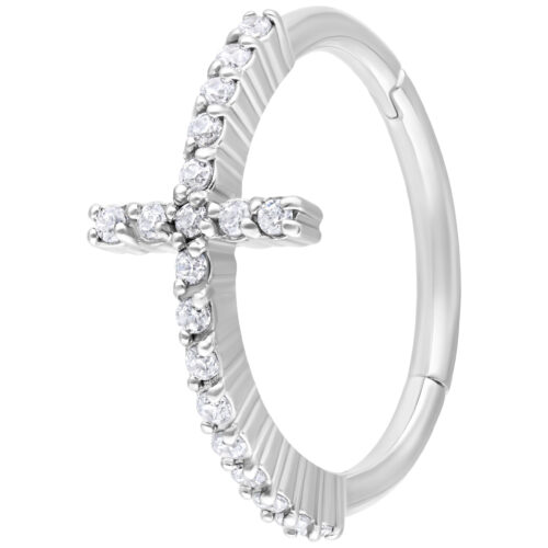 Jewelled Cross Ring
