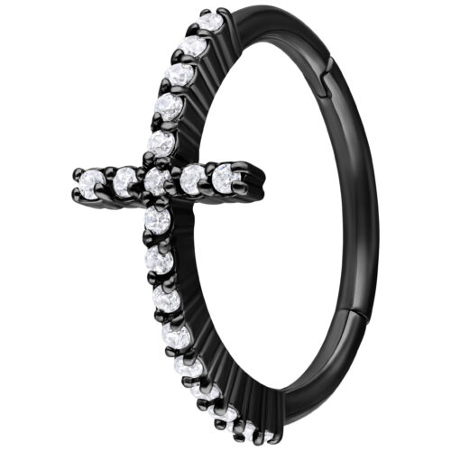 Jewelled Cross Ring