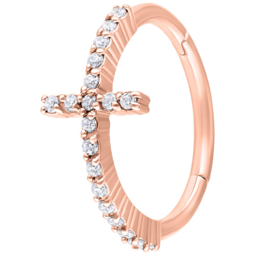 Jewelled Cross Ring