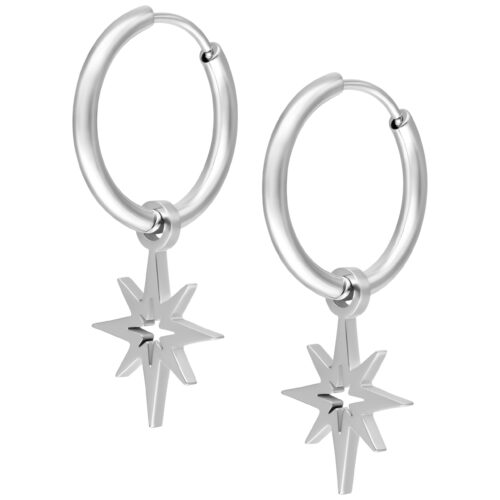 Little Polar Star Hoops