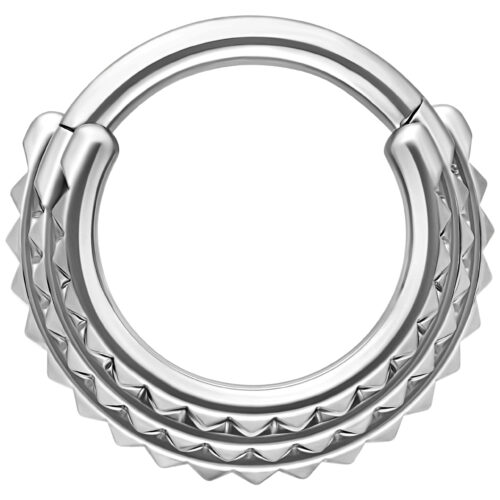 Triple Spike Hinged Septum Clicker