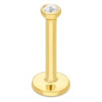 18k Gold Jewelled Labret