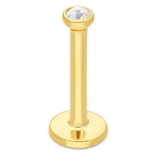 18k Gold Jewelled Labret