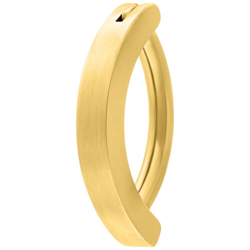 Plain Belly Arch Clicker - Golden Metal