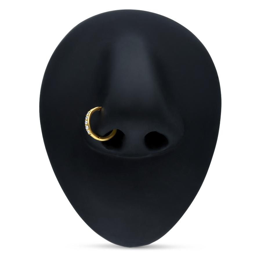 18k Jewelled Hinged Ring 18k Jewelled Hinged Ring