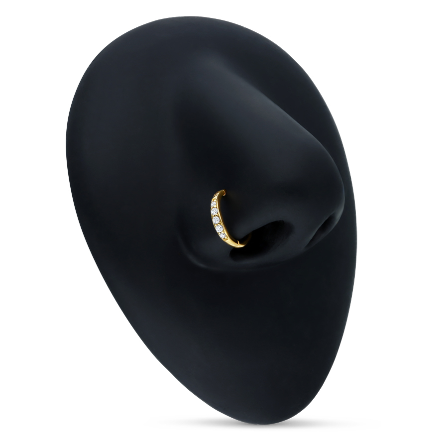 18k Jewelled Hinged Ring 18k Jewelled Hinged Ring