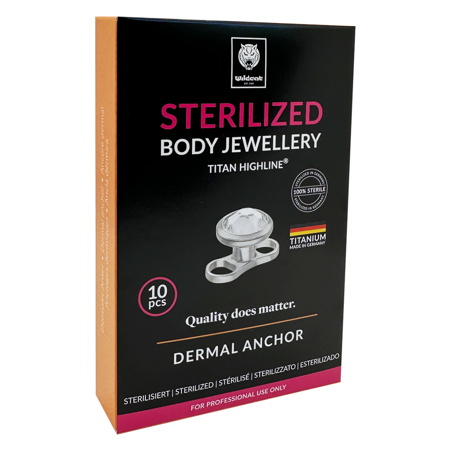 Sterilized Jewelled Dermal Anchor Sterilized Jewelled Dermal Anchor