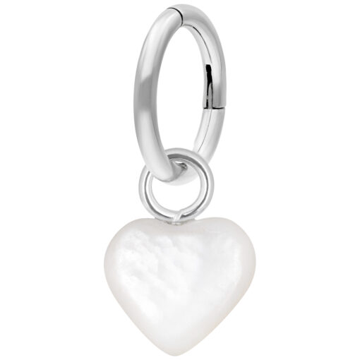 Stone Heart Belly Ring