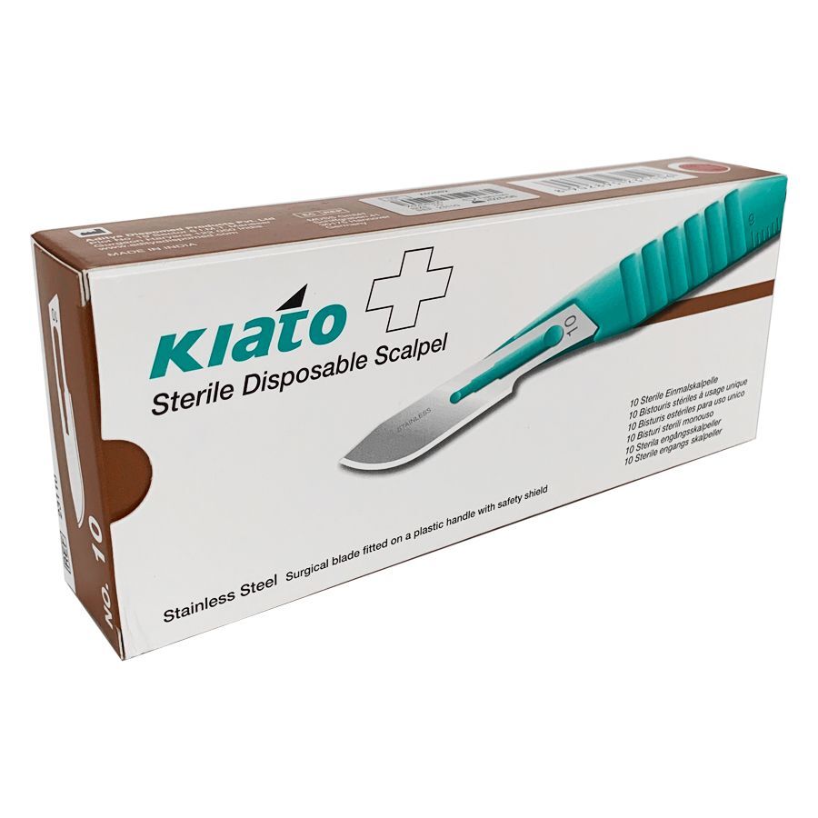 Kiato Sterile Einmal-Skalpelle MOD10 Kiato Sterile Einmal-Skalpelle MOD10