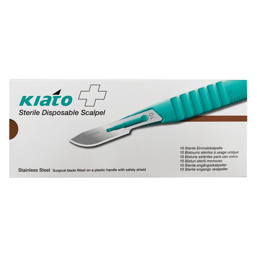 Kiato Sterile Einmal-Skalpelle MOD10 Kiato Sterile Einmal-Skalpelle MOD10