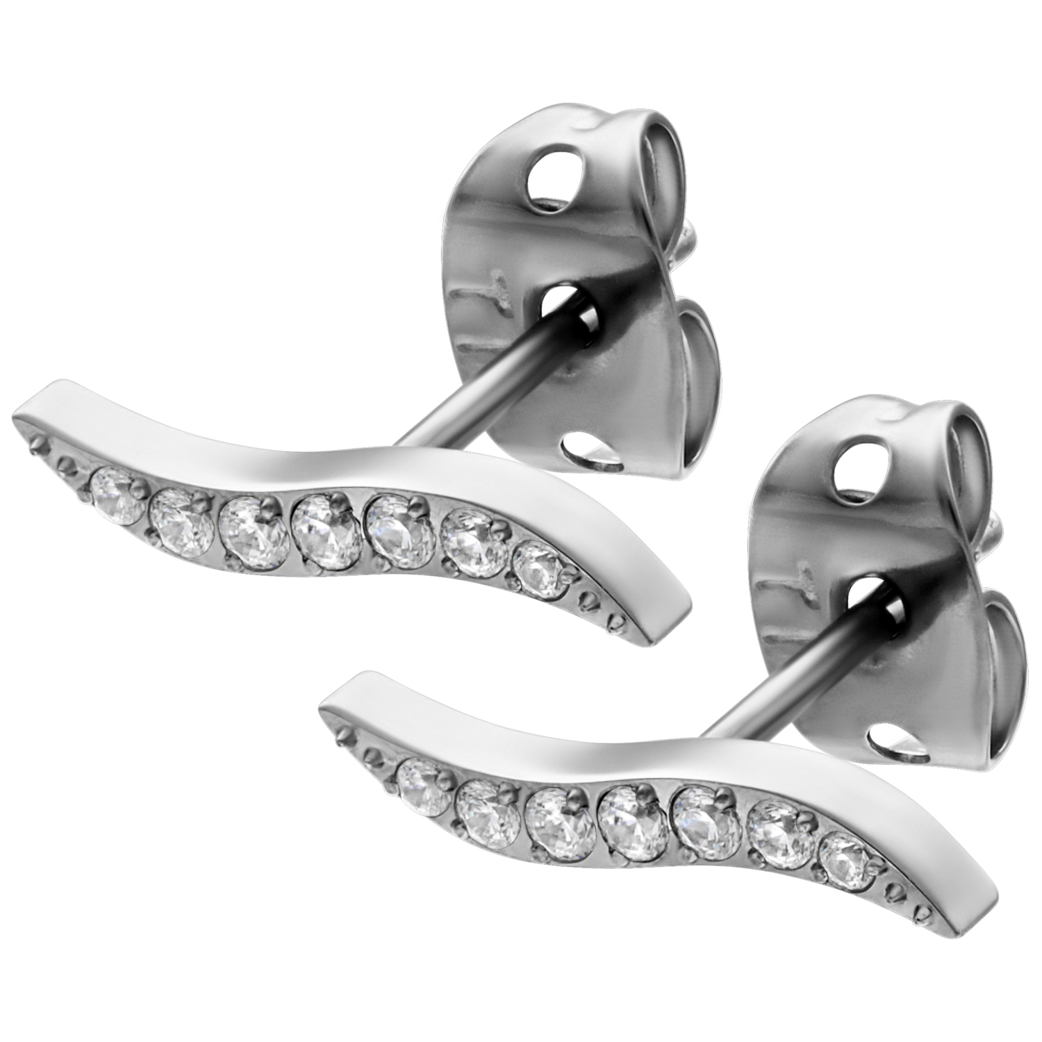 Set Crystals Earstuds Set Crystals Earstuds
