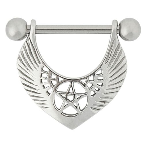 Heart Feather Barbell