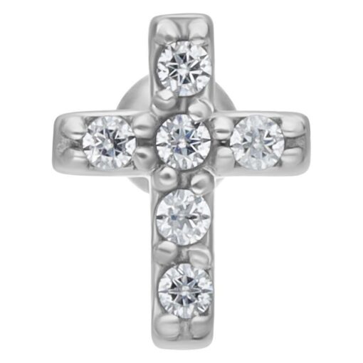 Jewelled Cross Earbarbell