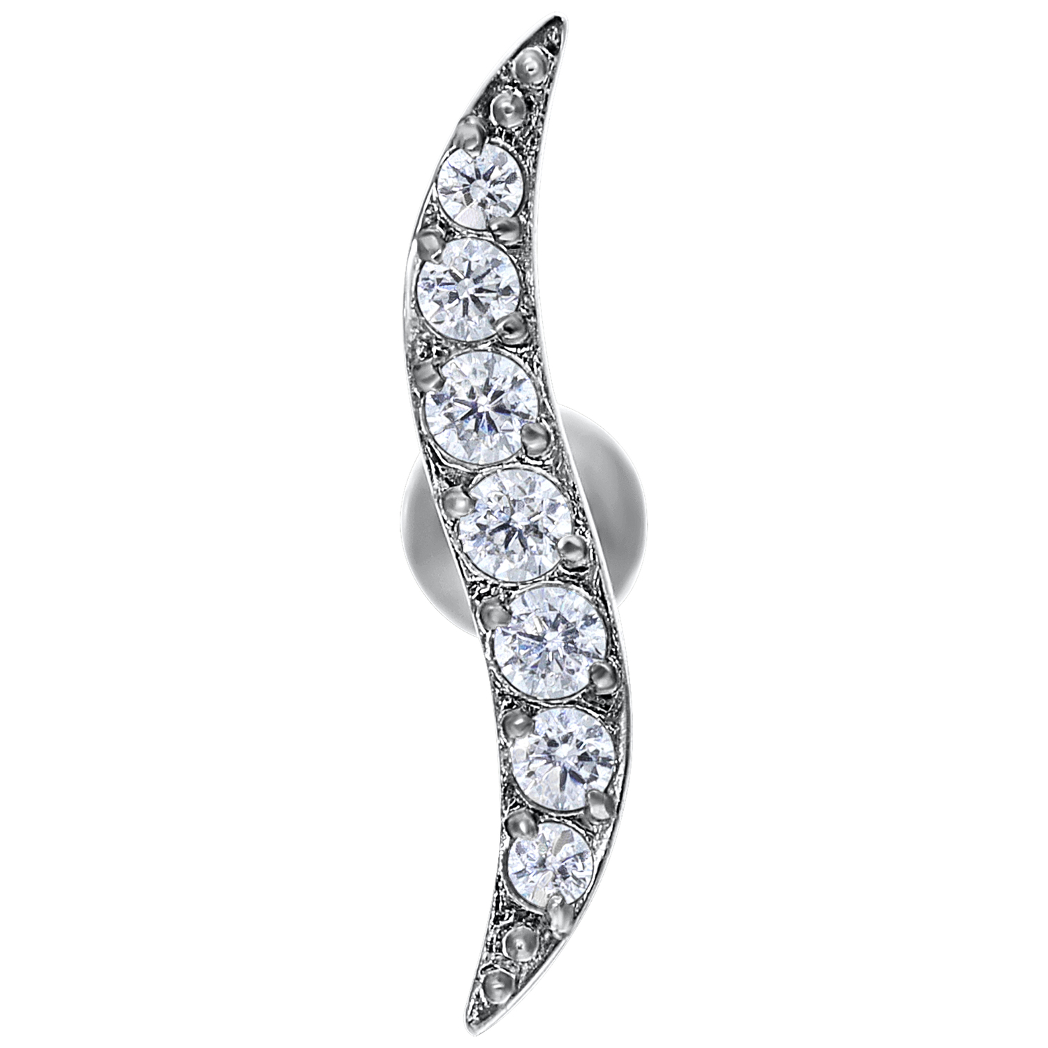 Crystal Wave Earbarbell