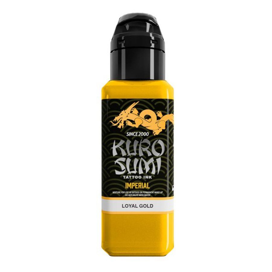 Kuro Sumi Imperial Loyal Gold Tattoo Ink Kuro Sumi Imperial Loyal Gold Tattoo Ink