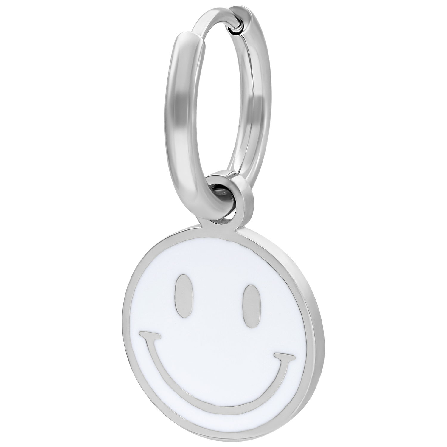 Little White Smiley Hoops Little White Smiley Hoops