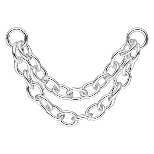 Double Basic Piercing Connection Chain