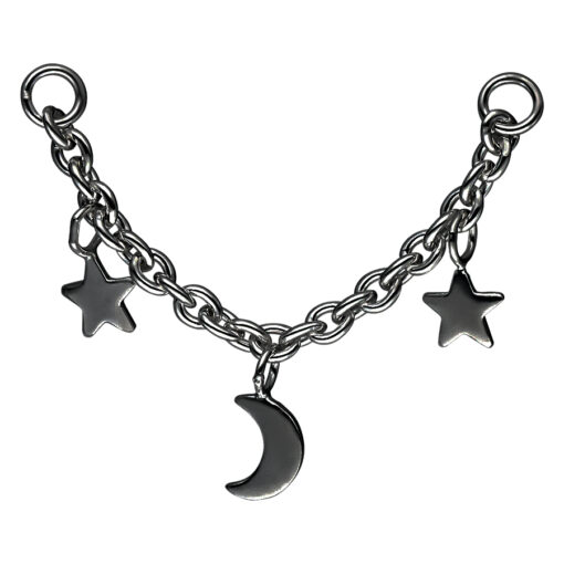 Moon & Stars Piercing Connection Chain