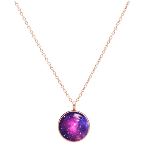 Pink Galaxy Necklace