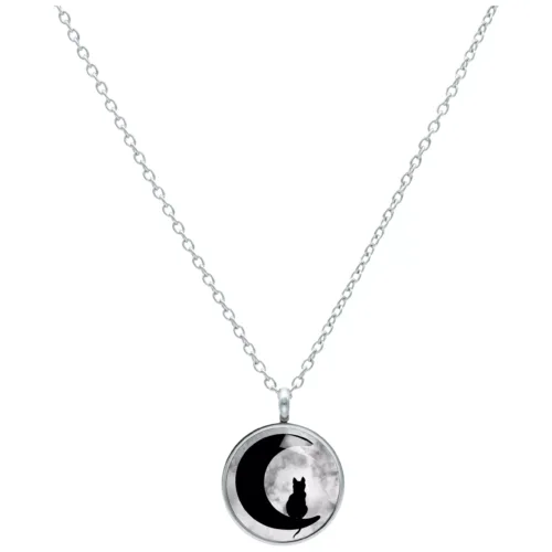 Moonlight Cat Necklace