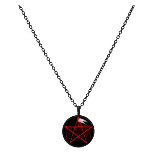 Bloody Pentagram Necklace