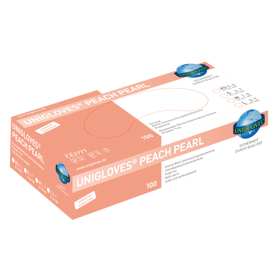 Peach Nitril Handschuhe