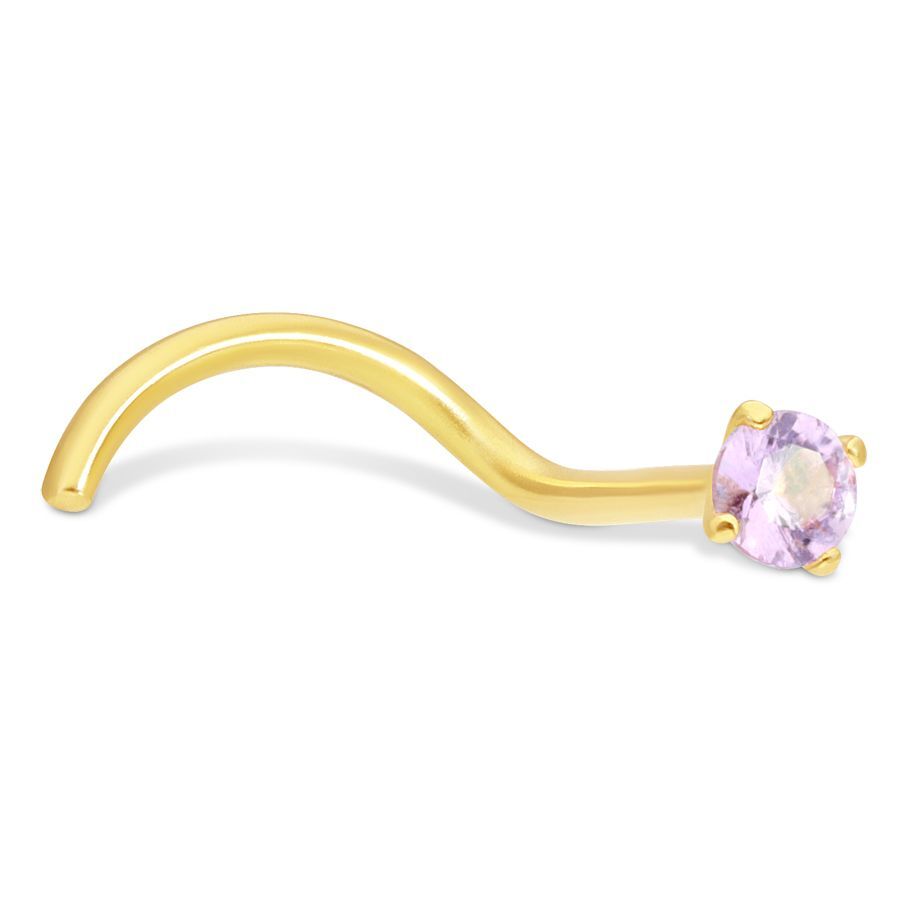 18k Nosestud Pink Sapphire 18k Nosestud Pink Sapphire