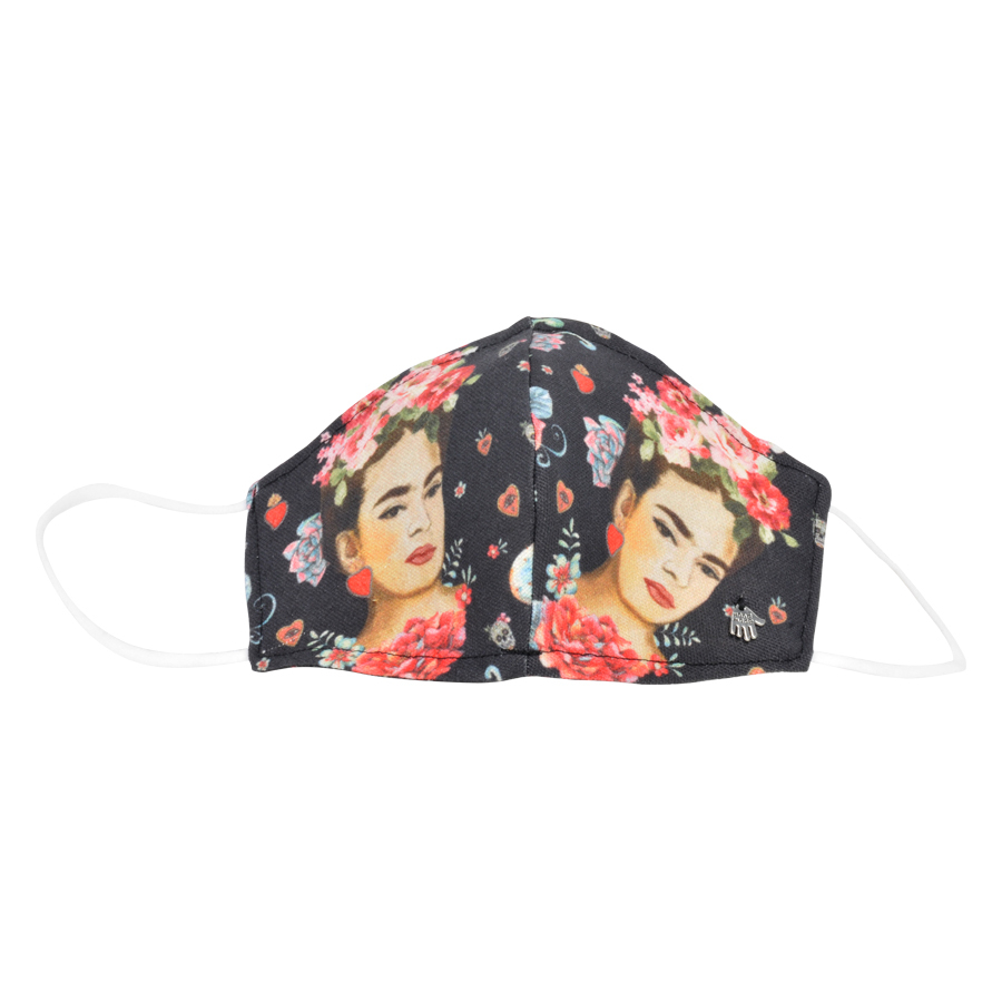 Frida Mundschutz Dunkel Wendbar