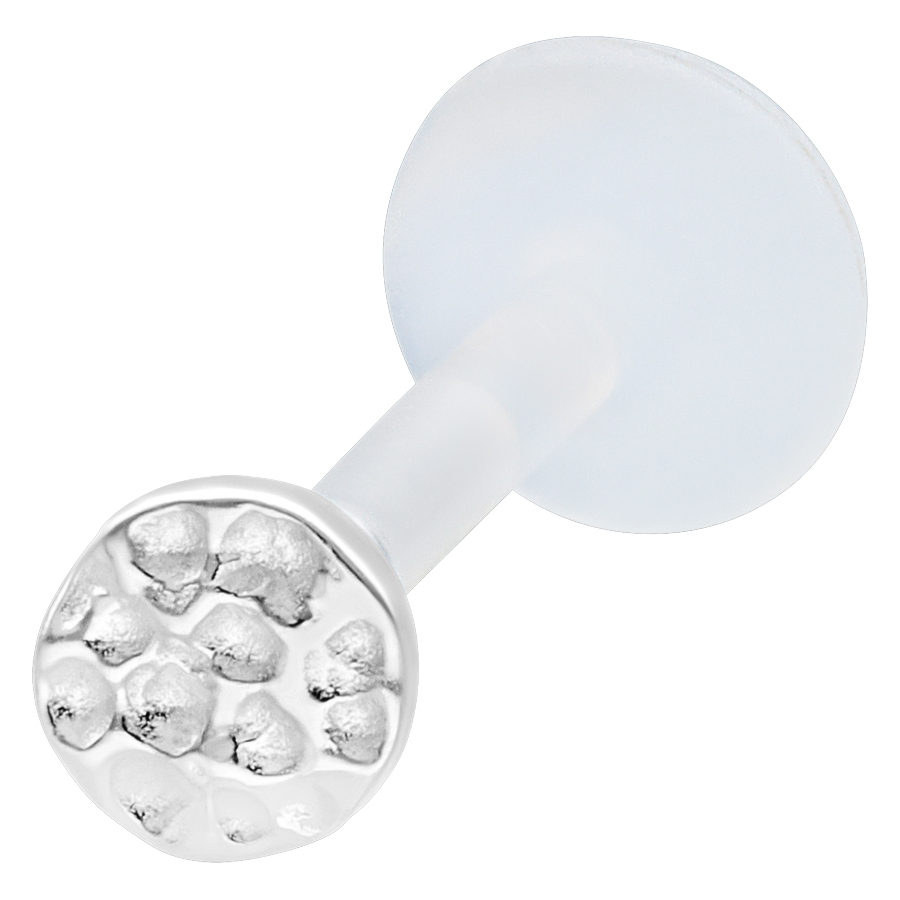 Little Circle Hammered Push Fit Labret Little Circle Hammered Push Fit Labret