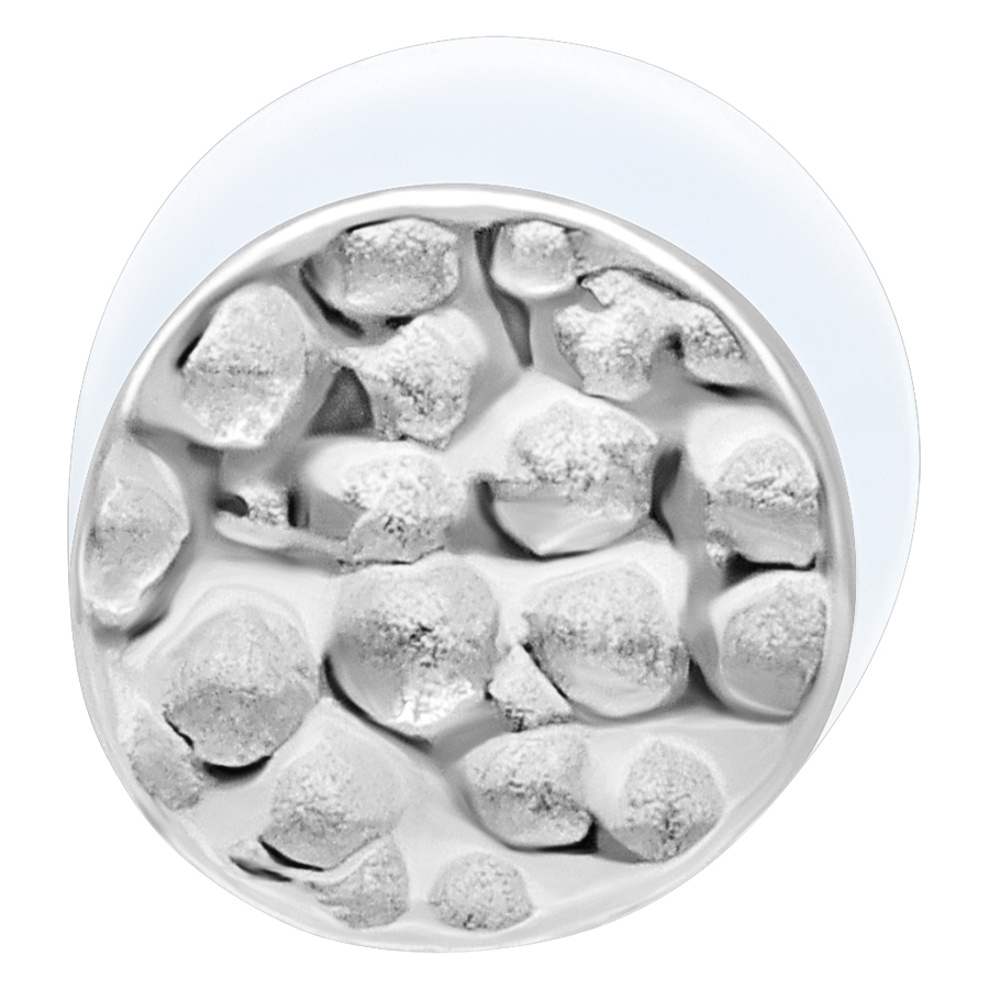 Medium Circle Hammered Push Fit Labret Medium Circle Hammered Push Fit Labret