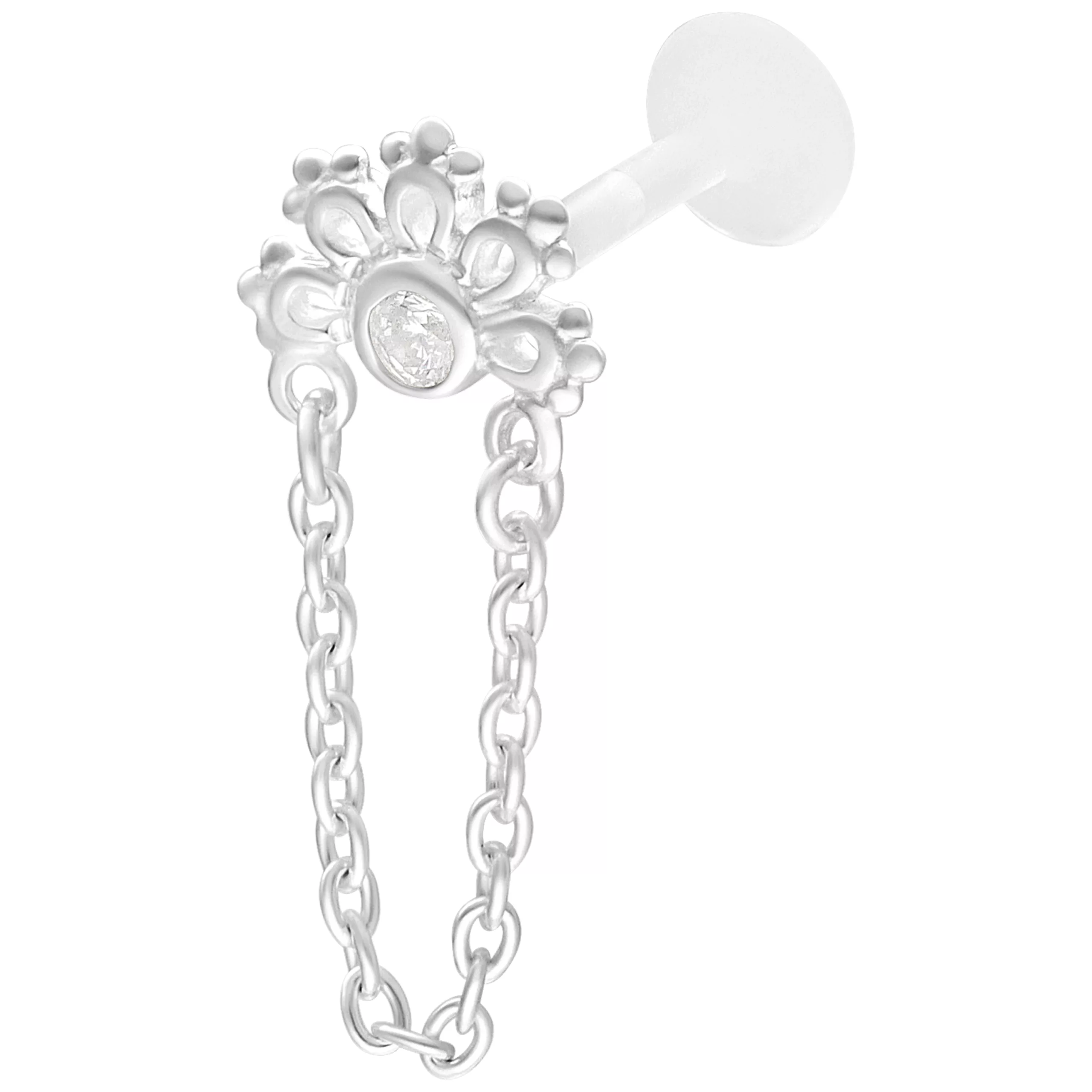 Crystal Sunrise Push Fit Labret Crystal Sunrise Push Fit Labret