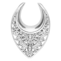 Ear Saddles Silver Oriental