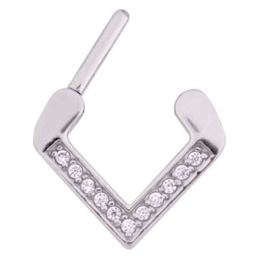 Jewelled Triangle Septum Clicker