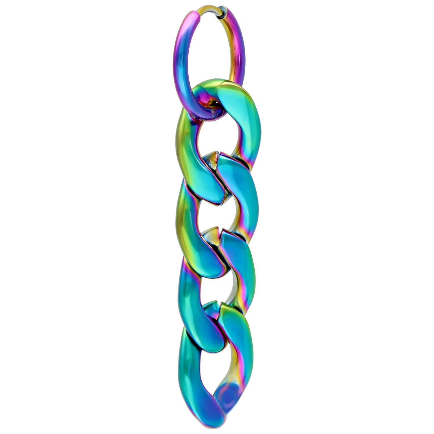 Little Anodised Chunky Hoops Little Anodised Chunky Hoops