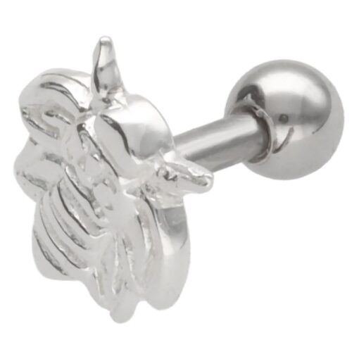 Bee Silver Earbarbell