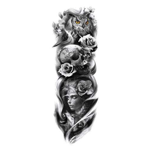 Time Black and Grey Tattoos