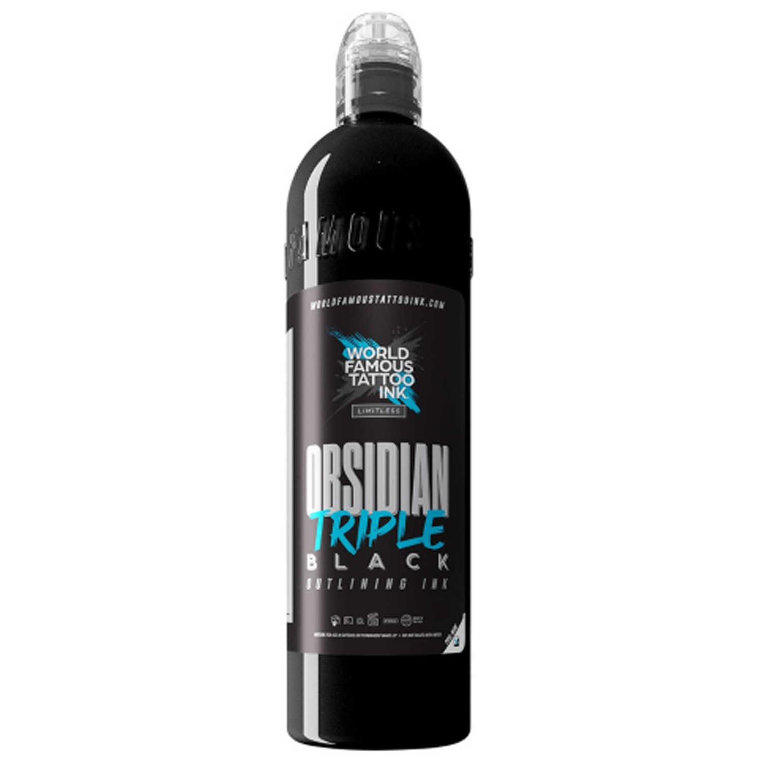 World Famous Ink - Limitless Obsidian Triple Black Outlining World Famous Ink - Limitless Obsidian Triple Black Outlining