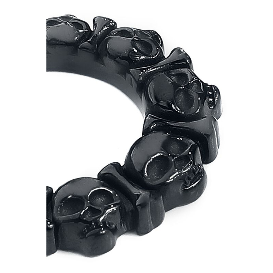 Steel Blackline® Skulls Earrings Black