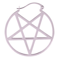 Small Pentagram Hoops