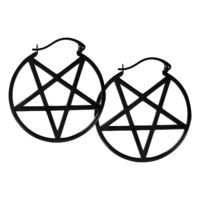 Small Pentagram Hoops
