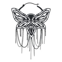 Moth Chain Hoops