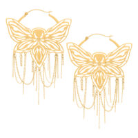 Moth Chain Hoops