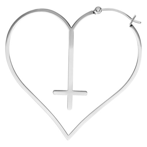 Cross Heart Hoops