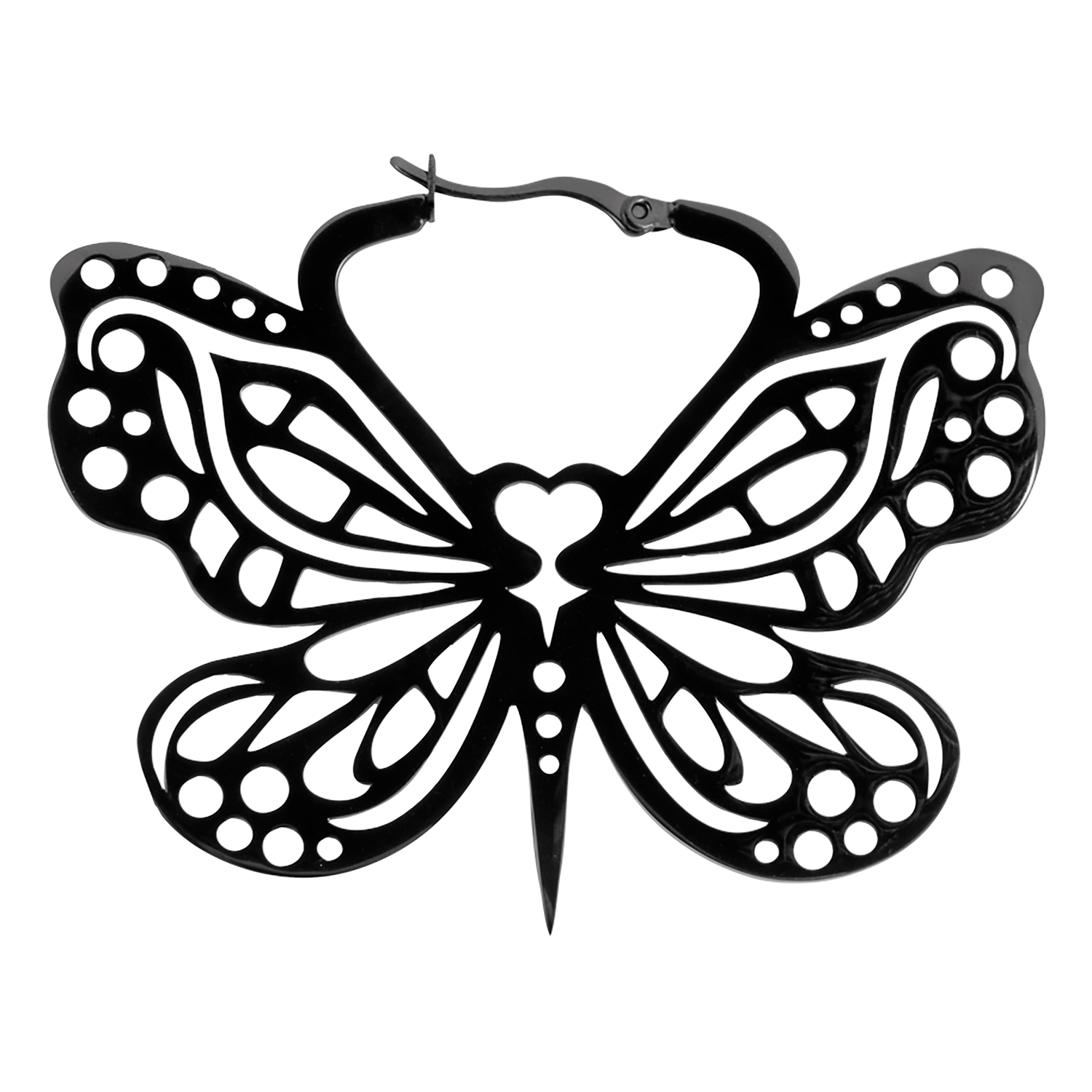 Bohemian Butterfly Hoops