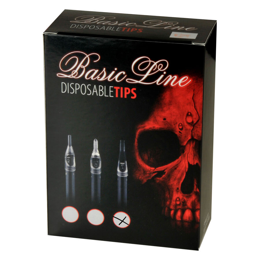 Basic Line - Disposable Clear Long Tip Flat Basic Line - Disposable Clear Long Tip Flat