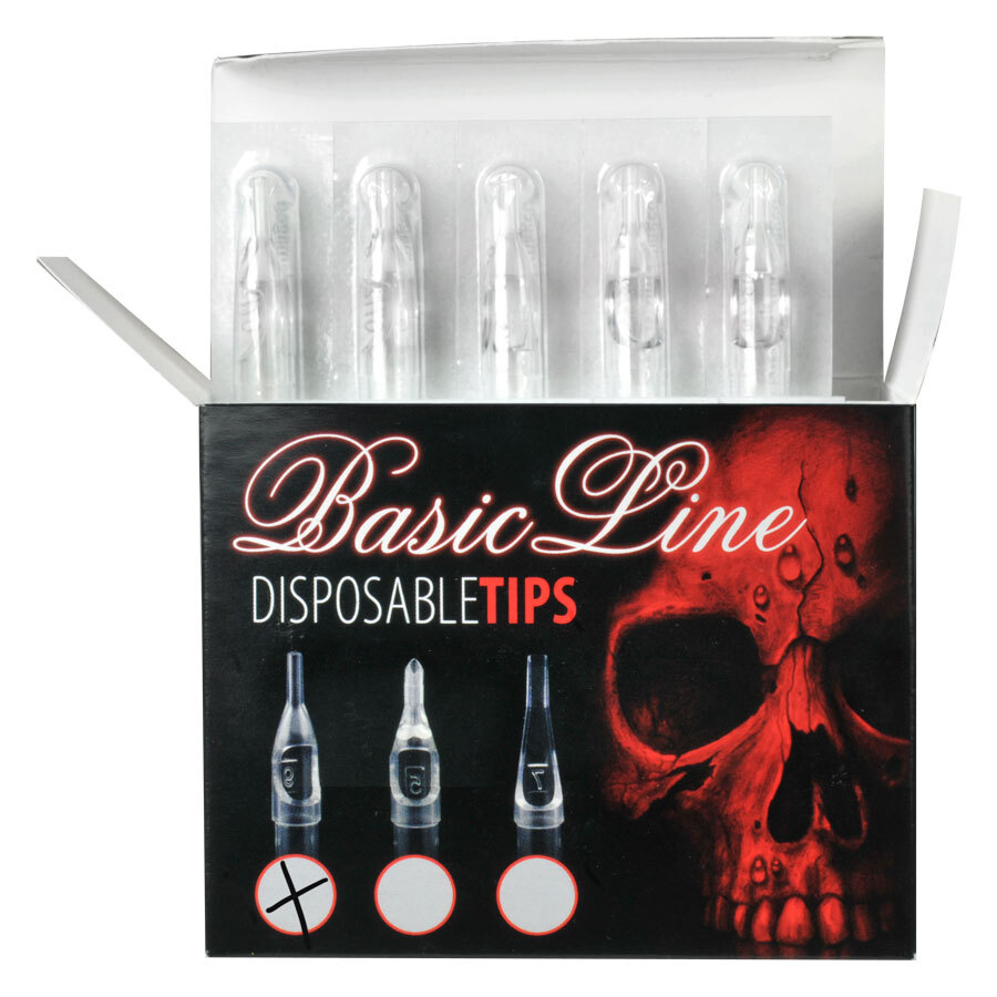 Basic Line - Disposable Clear Short Tip Round